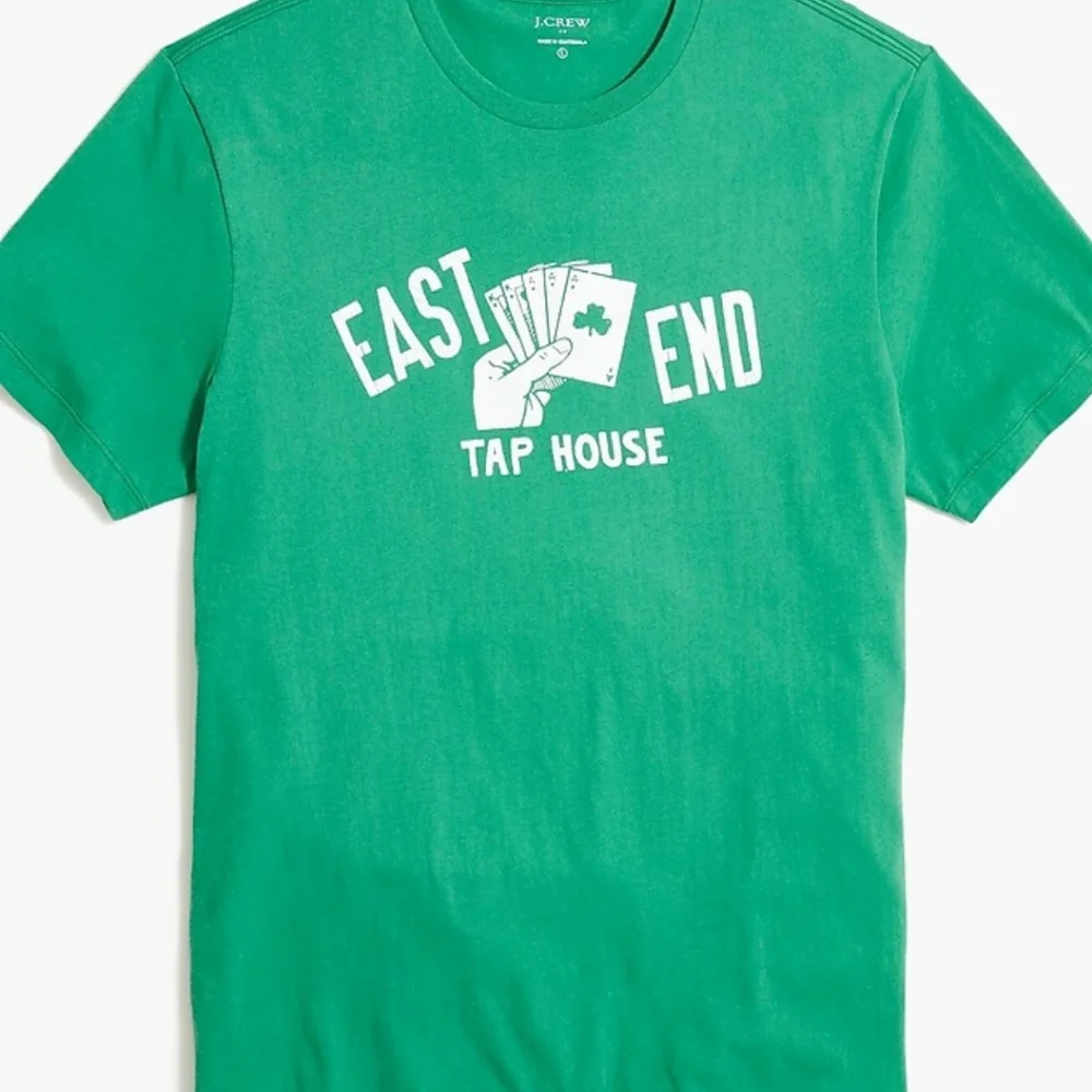 J.CREW EAST END TAP HOUSE T-SHIRT GREEN XXL 47-49 BNWT RETIRED